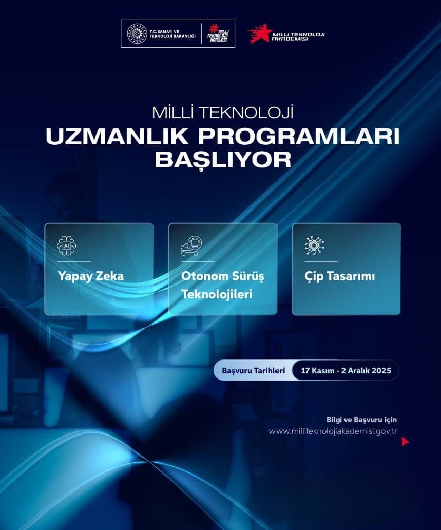 Milli Teknoloji Uzmanlık Programları Başvuruları Başladı